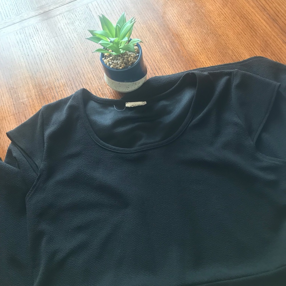 Pinc Brand Black Skater Dress w/cap sleeves